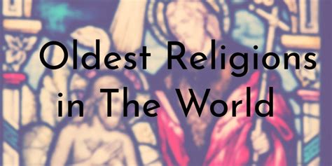 The old religion in the world. Things To Know About The old religion in the world. 